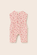 Cozmo- Mae Cotton Jumpsuit in Rose