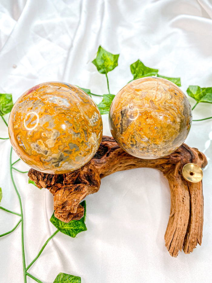 Crazy Lace Agate Sphere