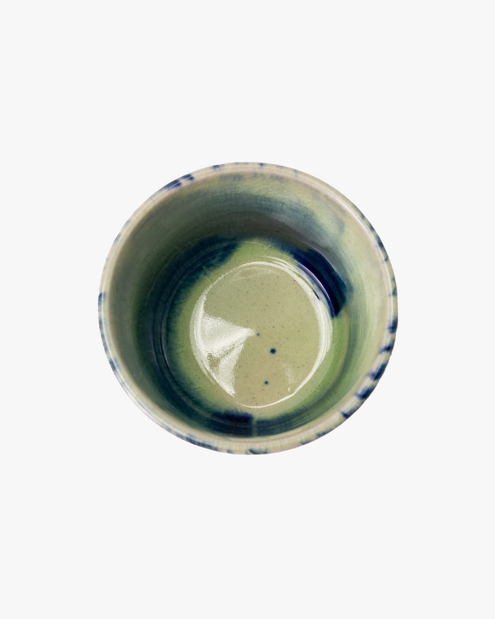 Cup, Bisque, Brushstroke