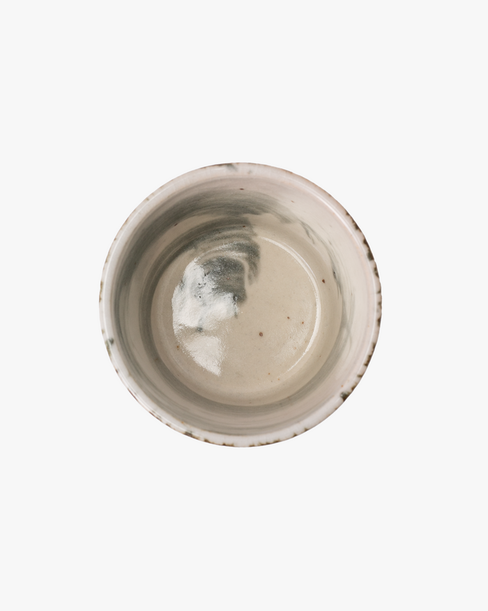 Cup, Bisque, Brushstroke