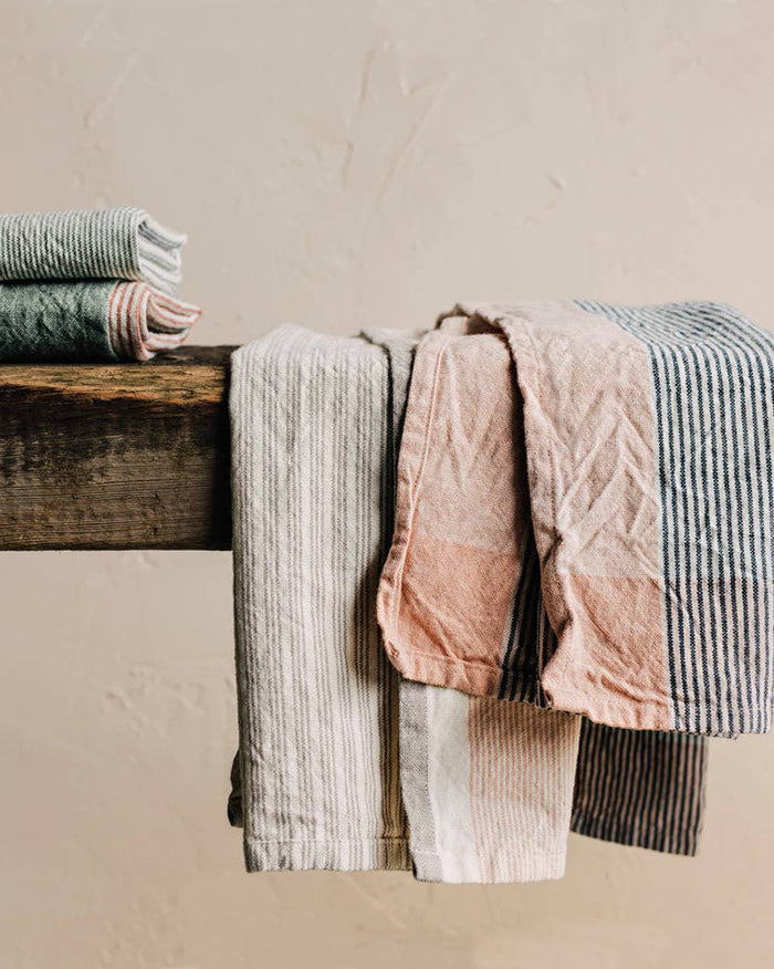 Danica Heirloom, Nectar Array Stripe Dishtowel, Set of 2x