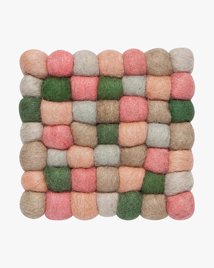 Danica Heirloom, Nectar Recycled Wool Felt Dot Trivet
