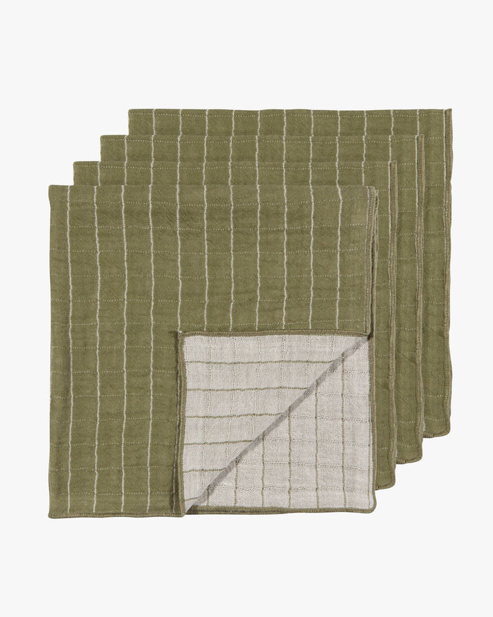 Danica Heirloom, Olive Branch Double Weave Napkins, Set of 4