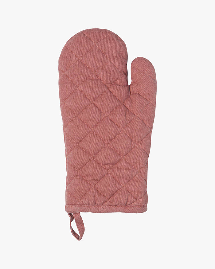 Danica Heirloom, Stonewash Oven Mitt, Canyon Rose