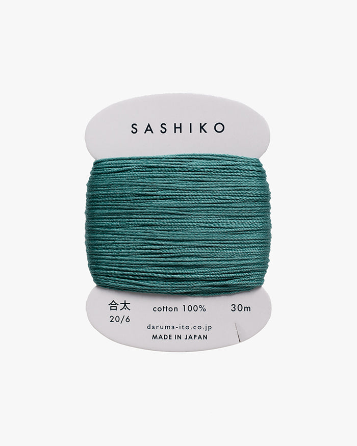 Daruma, Sashiko Thread 30m, Turquoise