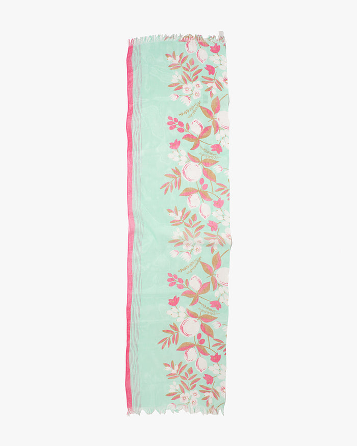 Debby Co., Stole, Maison Blanche Collection, Mint Fruits