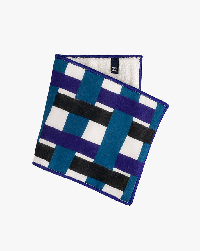 Debby Co., Towel with Pocket, Maison Blanche Collection, Blue Check