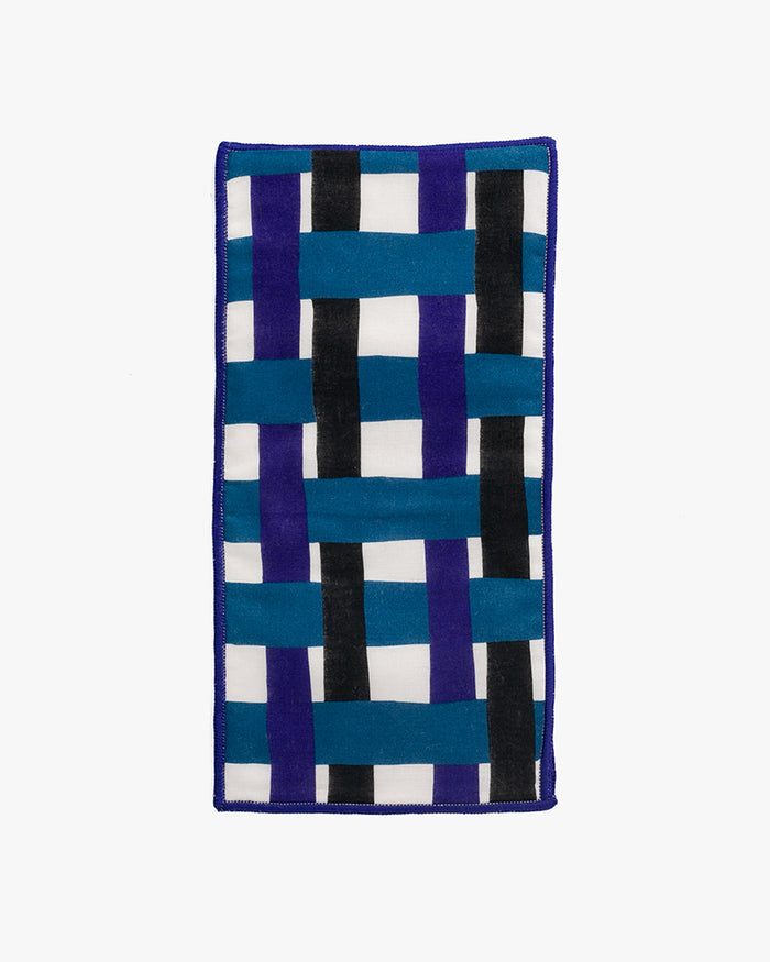 Debby Co., Towel with Pocket, Maison Blanche Collection, Blue Check