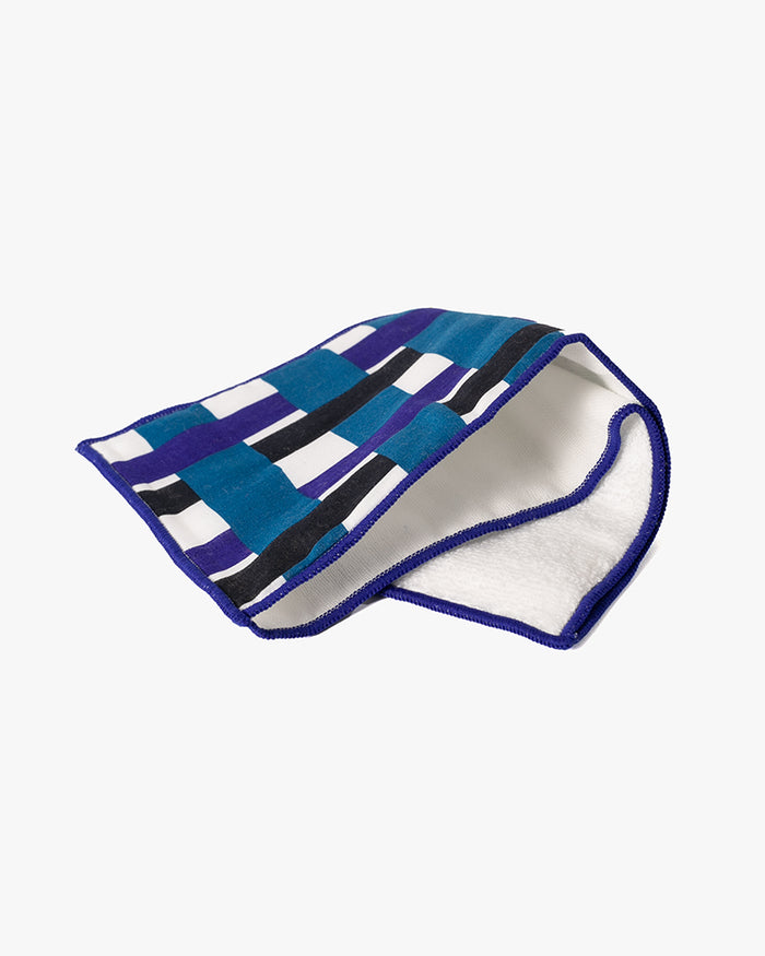 Debby Co., Towel with Pocket, Maison Blanche Collection, Blue Check