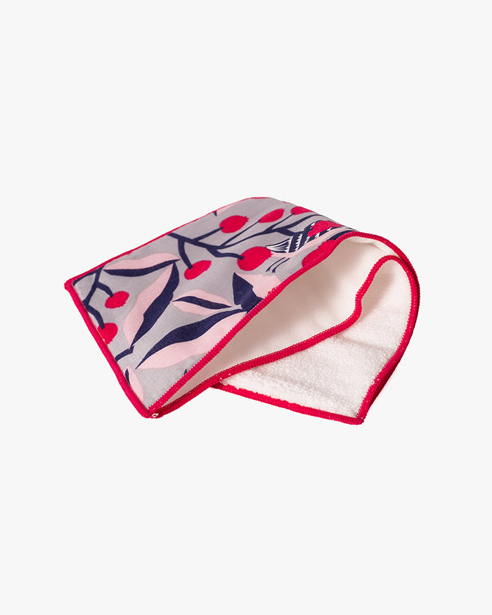 Debby Co., Towel with Pocket, Maison Blanche Collection, Juneberry Pink