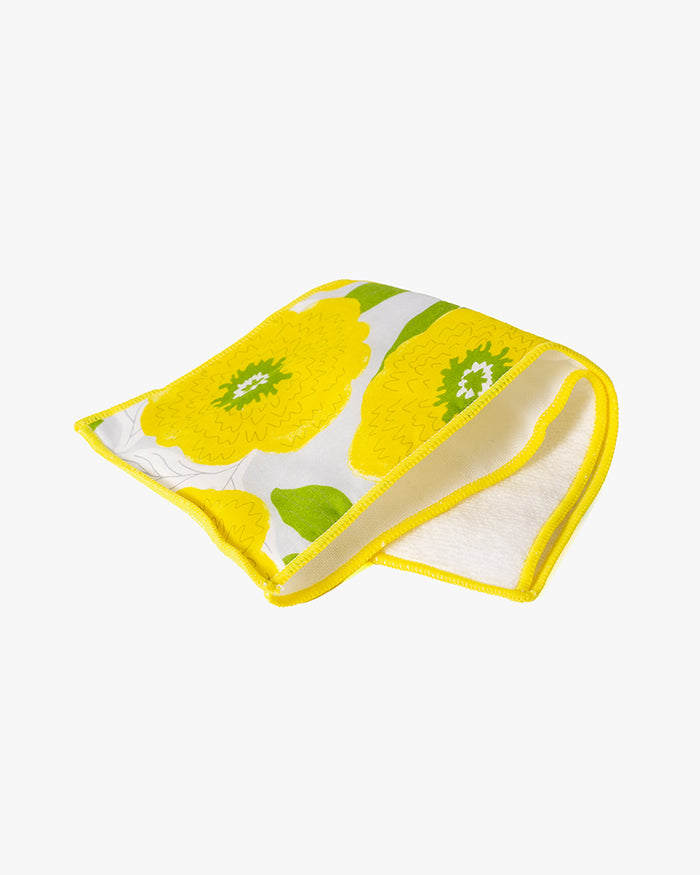 Debby Co., Towel with Pocket, Maison Blanche Collection, Yellow Peony