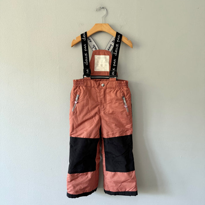 Deux par Deux / Brown snow pants / 3Y