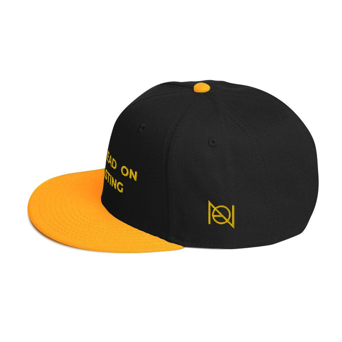 DONT TREAD ON PODCASTING - high snapback hat