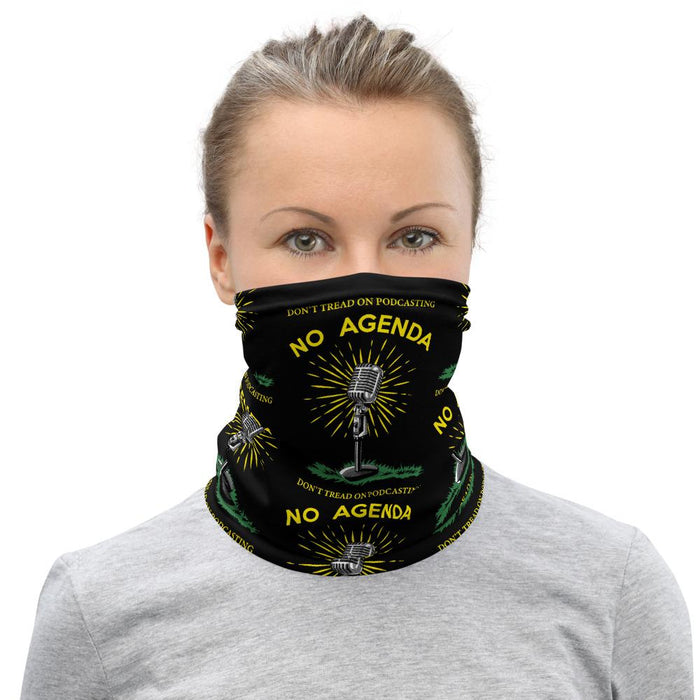 DONT TREAD ON PODCASTING - neck gaiter