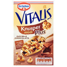 Dr Oetker Vitalis Knusper Plus Double Chocolate Muesli 420g