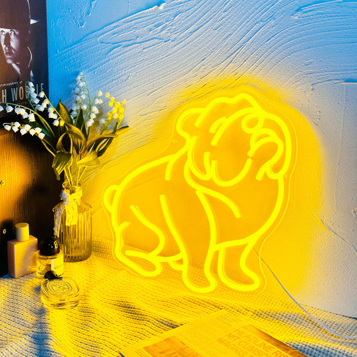 English Bulldog Neon Sign