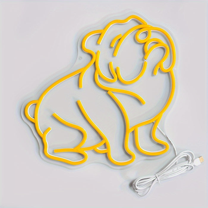 English Bulldog Neon Sign