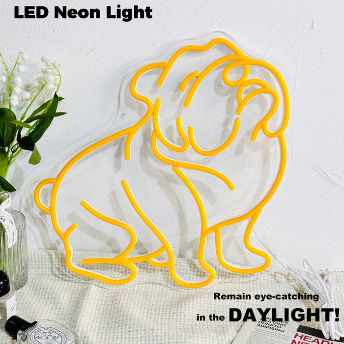 English Bulldog Neon Sign