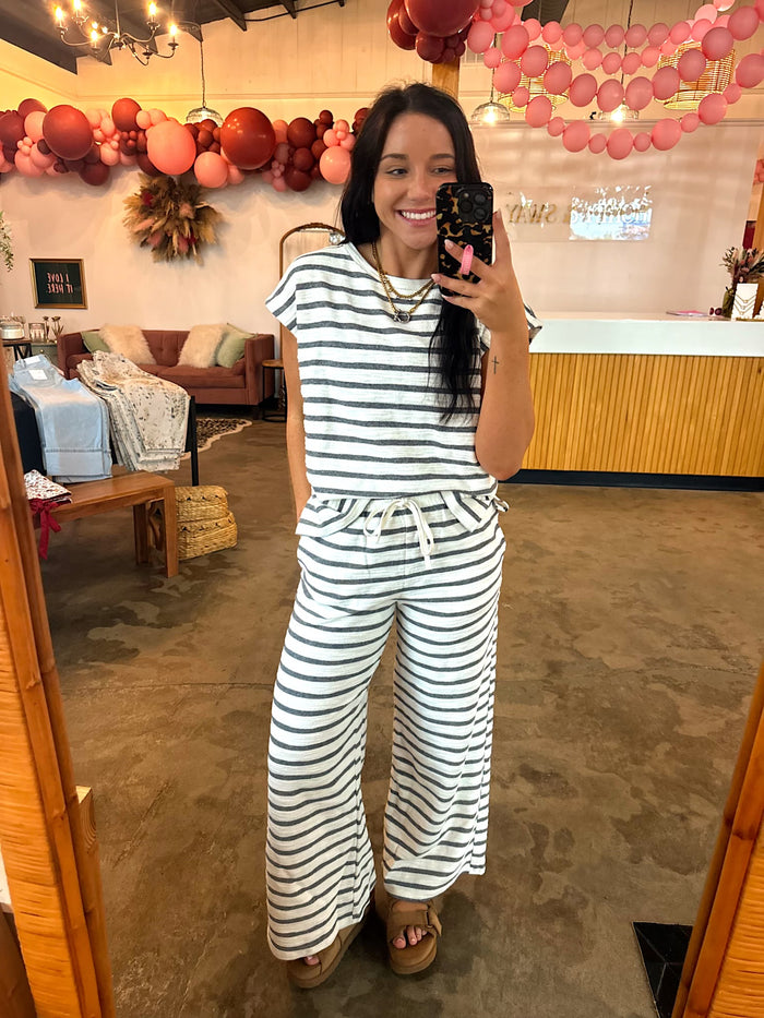 Everyday Navy Striped Set