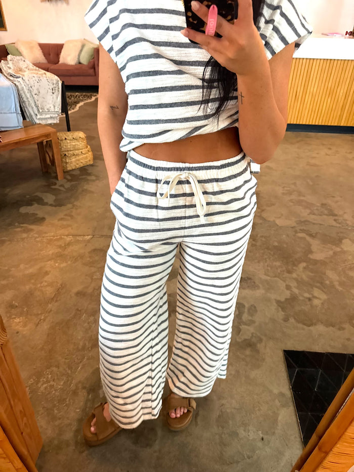 Everyday Navy Striped Set