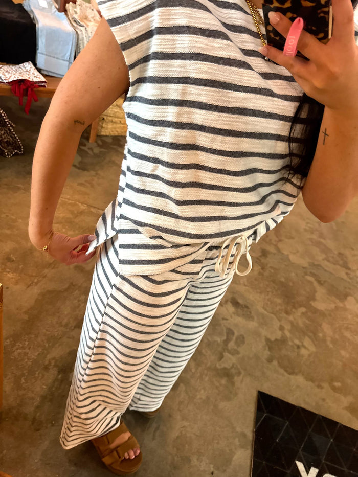 Everyday Navy Striped Set