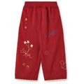 Floess – Agnes Pants in Dark Cranberry