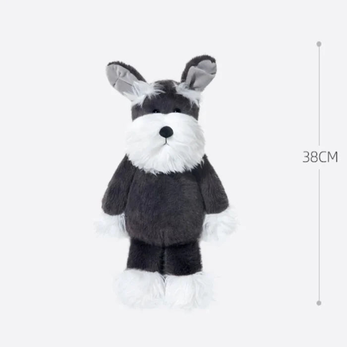 Fluffy Schnauzer Plush Toy