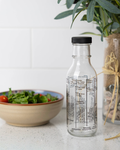 Fox Run Brands, Glass Salad Dressing Shaker Bottle, 300 mL