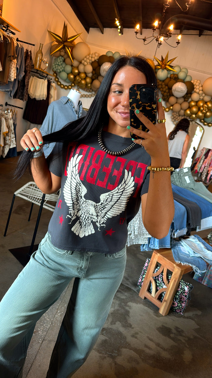Free Bird Cropped Graphic
