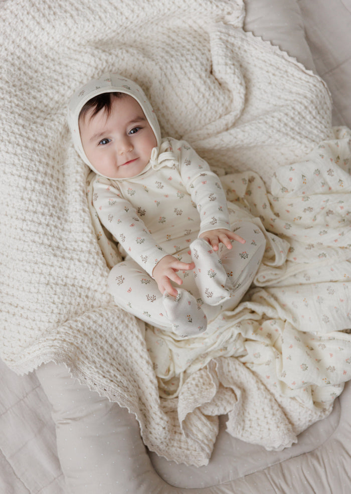 Garden Floral Print Collection - Muslin Paci Lovey