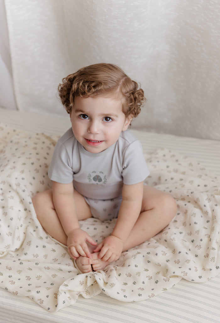 Garden Floral Print Collection - Two Piece Set Boy