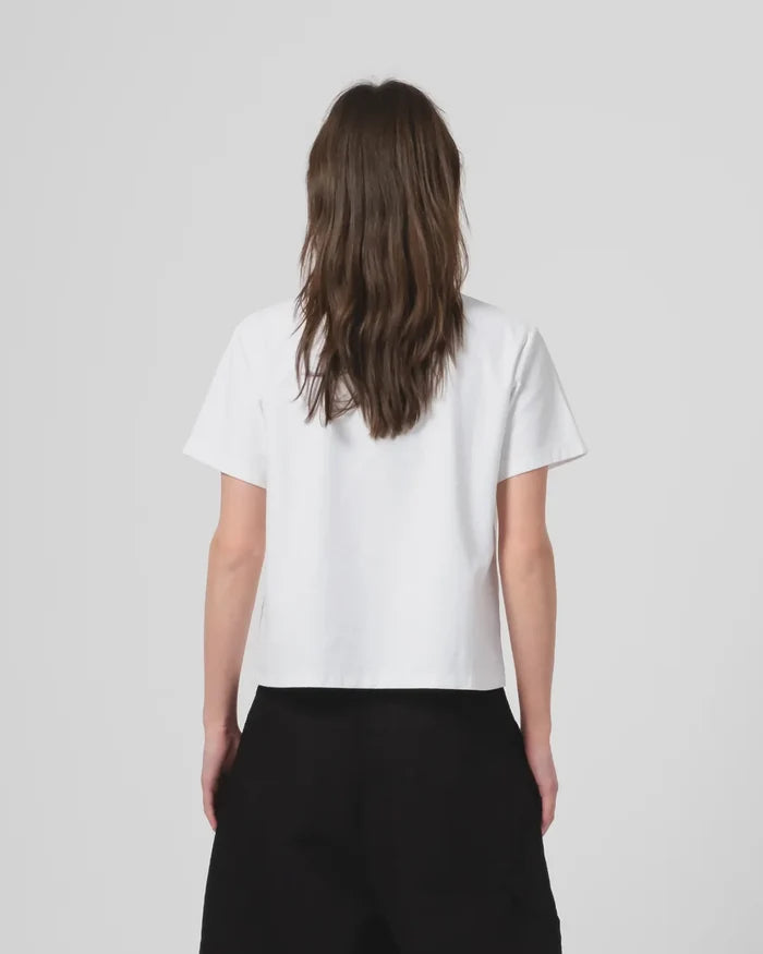 Girls of Dust - Jersey Pocket Tee in White