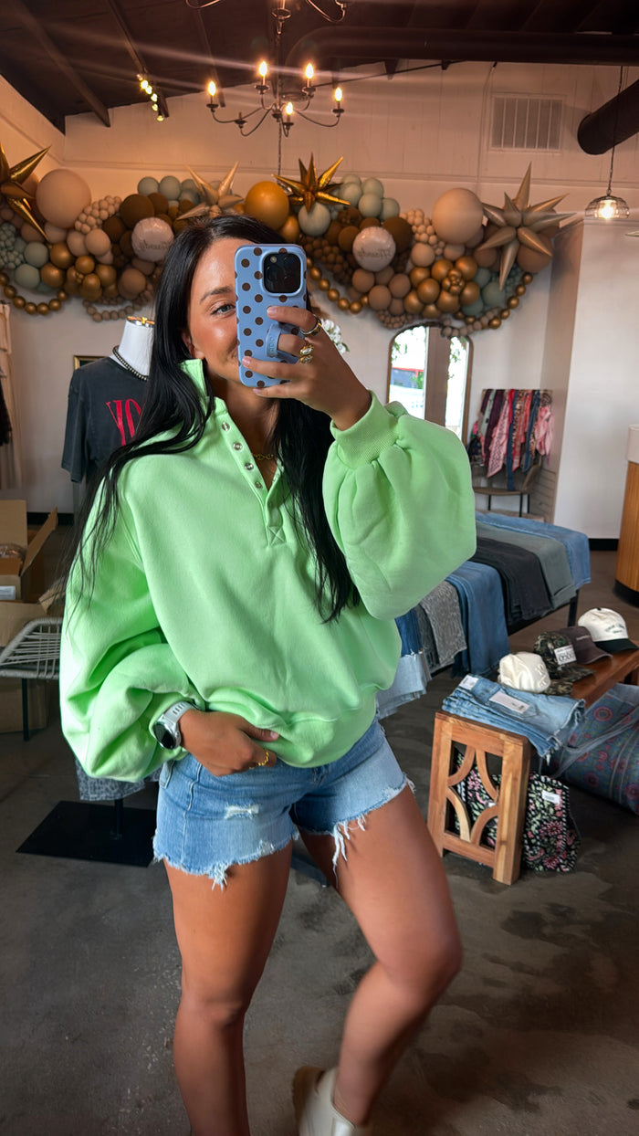 Green Apple Sweatshirt