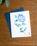 Greeting Cards, Card with Envelope, Hydrangea