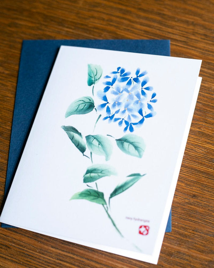 Greeting Cards, Card with Envelope, Hydrangea