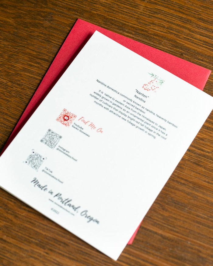 Greeting Cards, Card with Envelope, Nanten