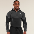 GS - Onyx 5.0 Seamless Hoodie - Black/Light Grey