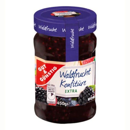 Gut and Gunstig Extra Forest Fruit Jam 450g