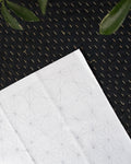 Hana-Fukin Sashiko Sampler, Asanoha, White