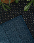 Hana-Fukin Sashiko Sampler, Kakinohana Small, Navy