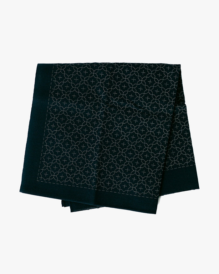 Hana-Fukin Sashiko Sampler, Tatemimasu, Navy