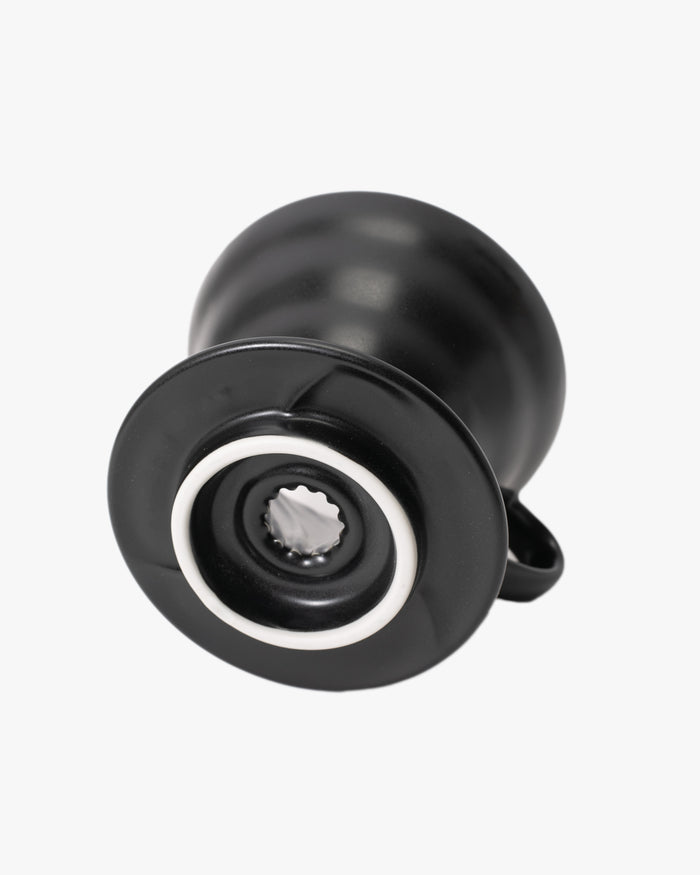 Hario, V60 Ceramic Coffee Dripper, 02 Matte Black