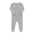 Heart and Star Button Pointelle Collection - Footie