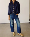 Hey Gang – The Big Shirt in Navy Plaid