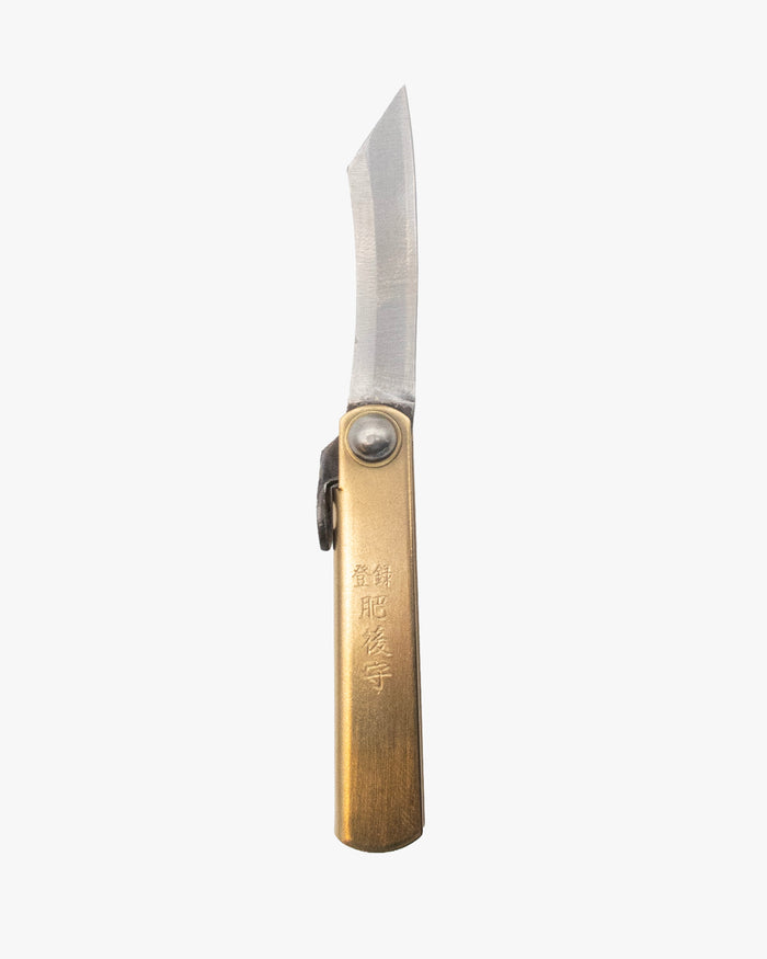 Higonokami, Japanese Knife, Mame Utility Knife - Blue Sheath