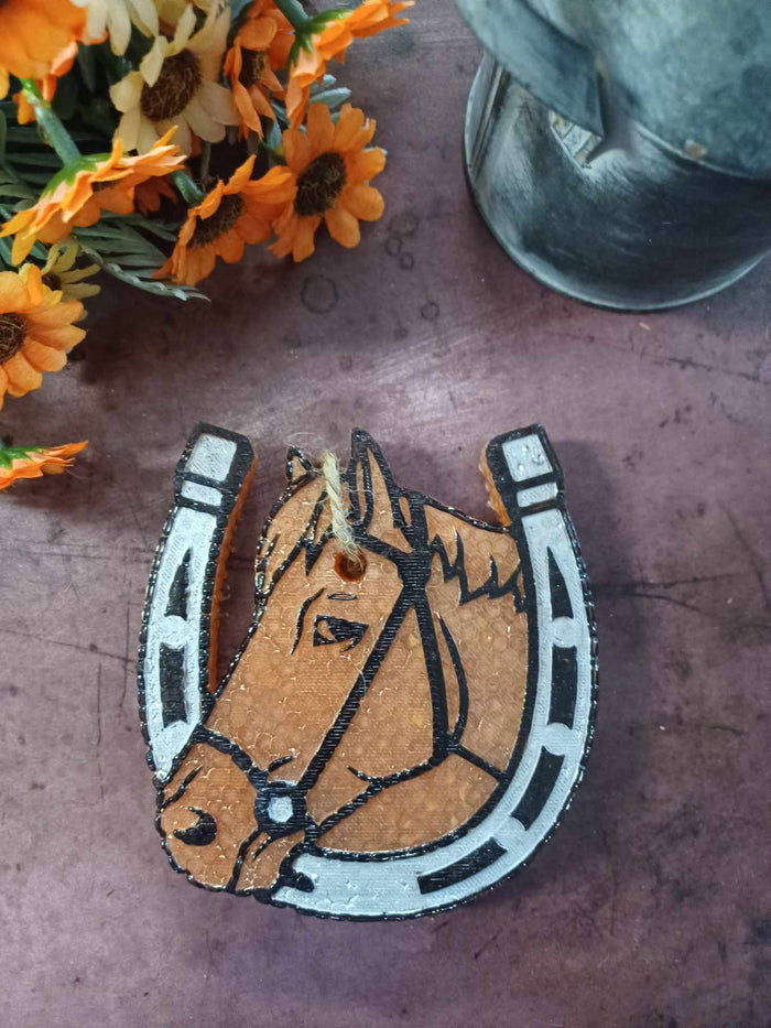 Horse w/Horseshoe Freshie - Wholesale