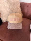 Howdy Hat - Pink/White Camo