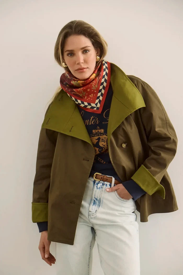 Hunter Bell – Birds of a Feather Navy Scarf