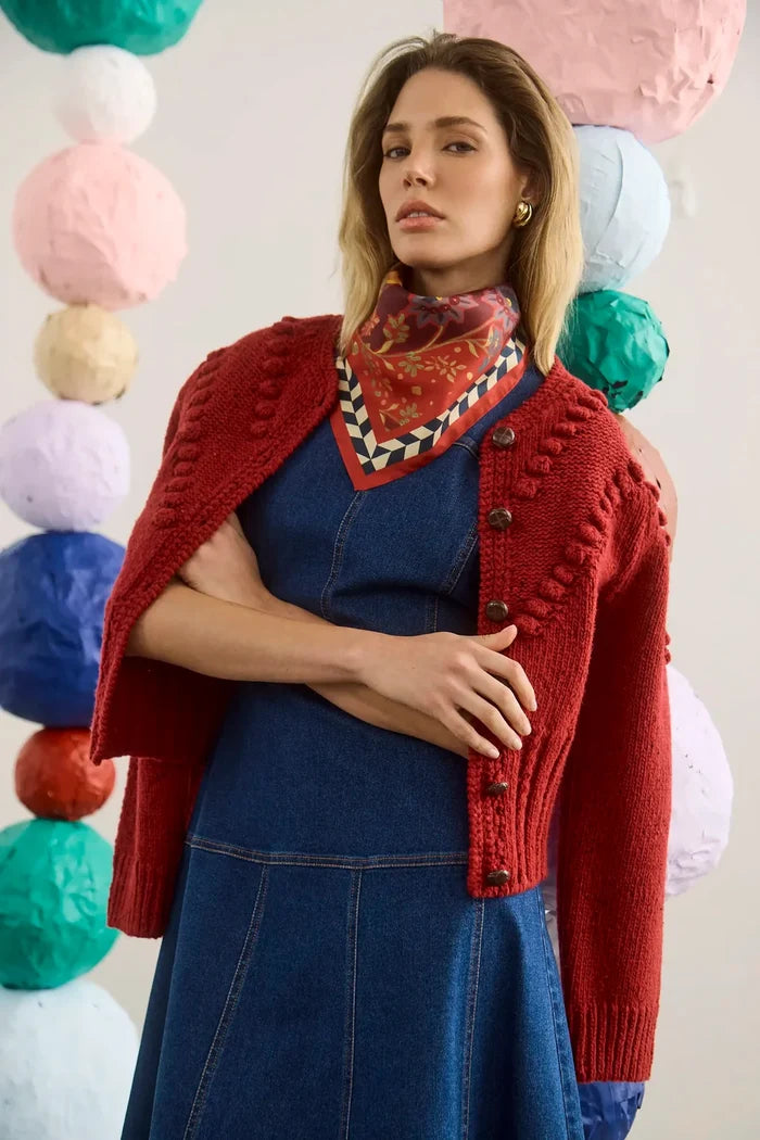 Hunter Bell – Birds of a Feather Navy Scarf