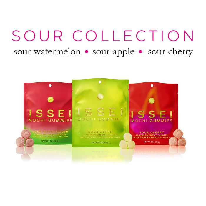 ISSEI Mochi Gummies, Sour Watermelon SMALL (2 oz)